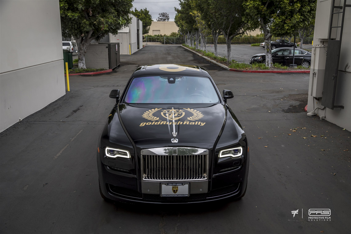 GOLDRUSH RALLY ROLLS ROYCE SPIRIT OF ECSTASY WRAP APA DIGITAL