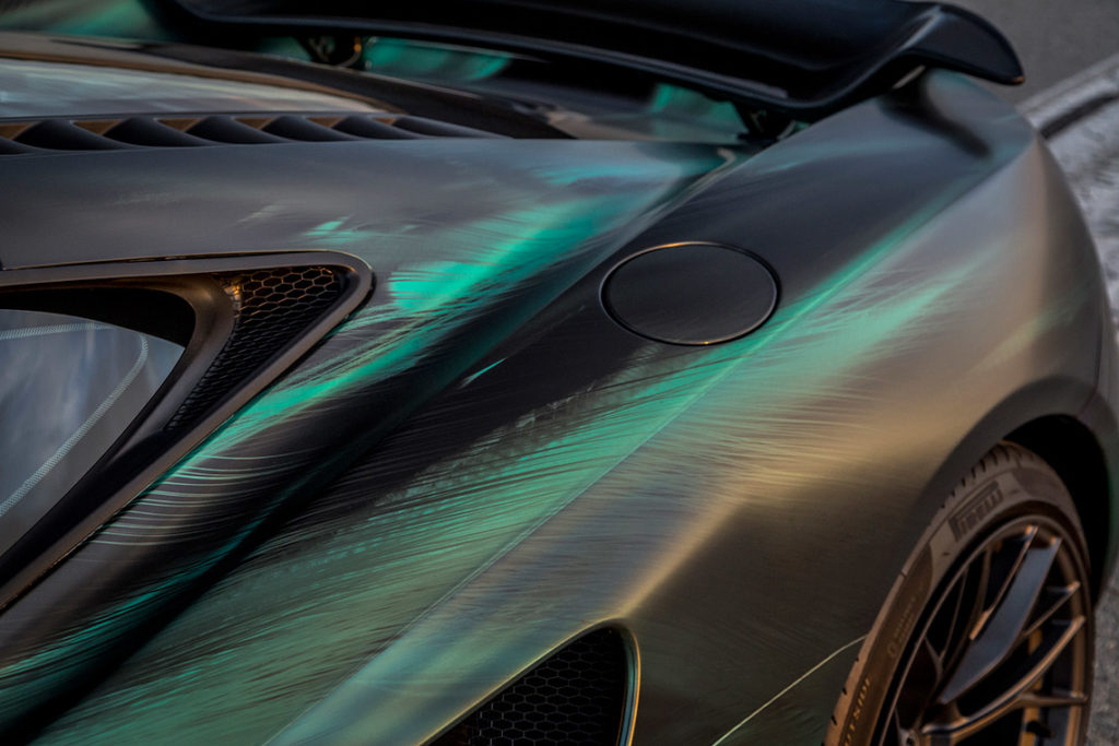 Peacock Green Wrap Detail - McLaren MP4-12C