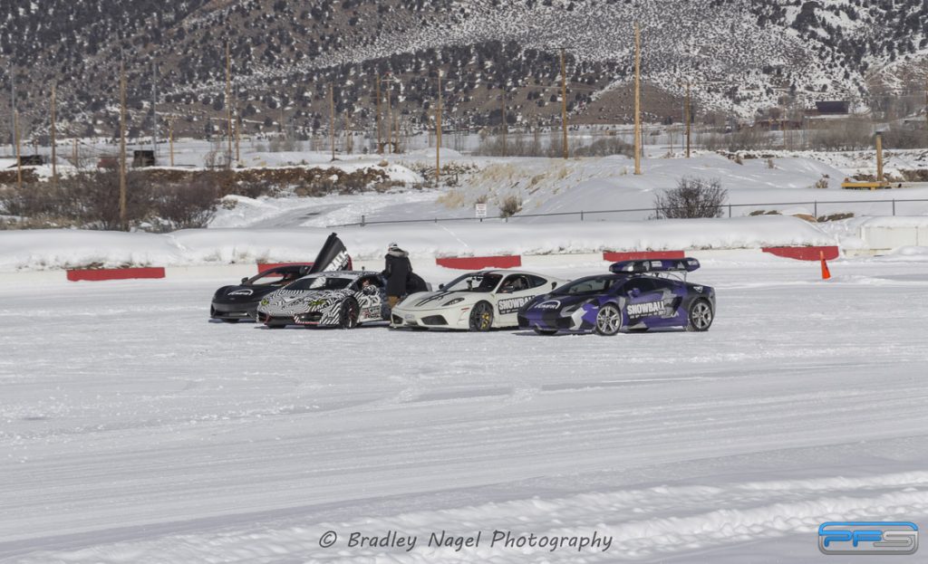 Lamborghinis in the Snow