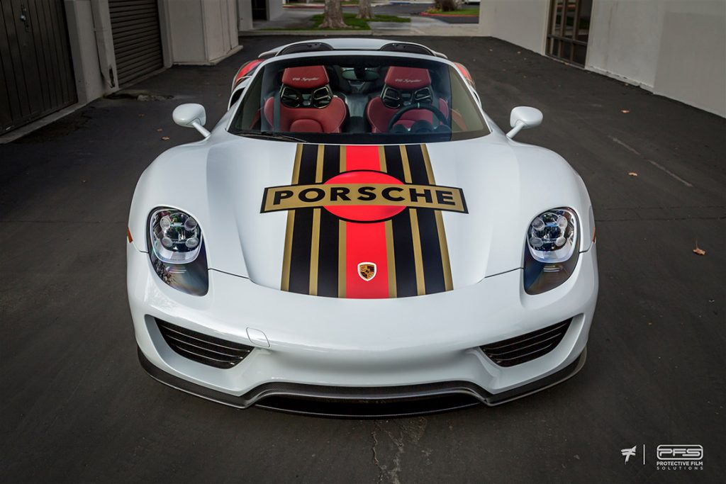 Orange Twist Porsche 918 Spyder