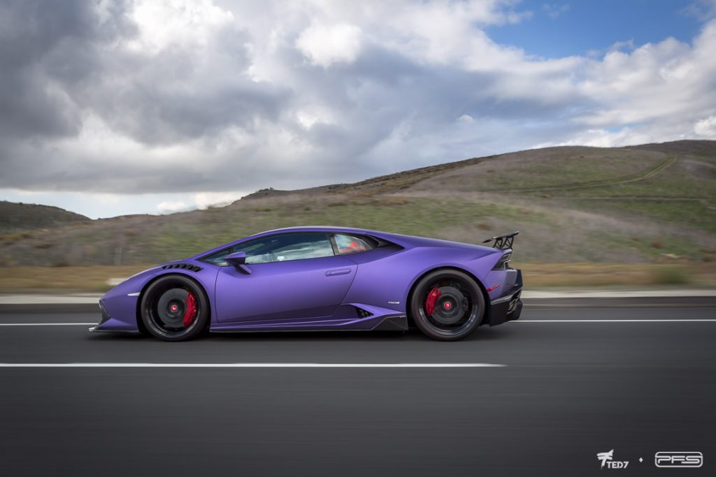 Purple Vorsteiner Novara Lamborghini Huracan