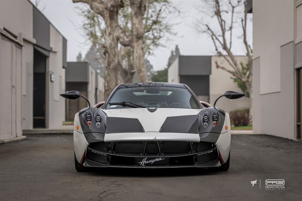 Pagani Huayra Front View - Protective Film Solutions