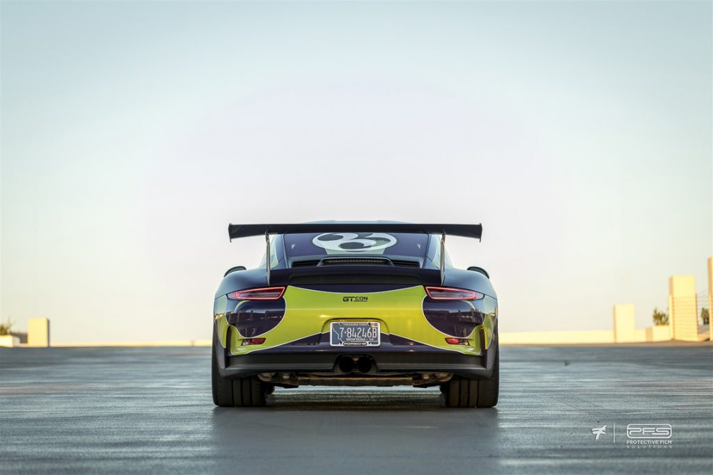 Porsche 991 GT3 RS Rear View