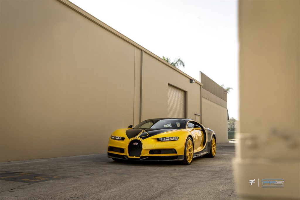 Bugatti Chiron Yellow-Black