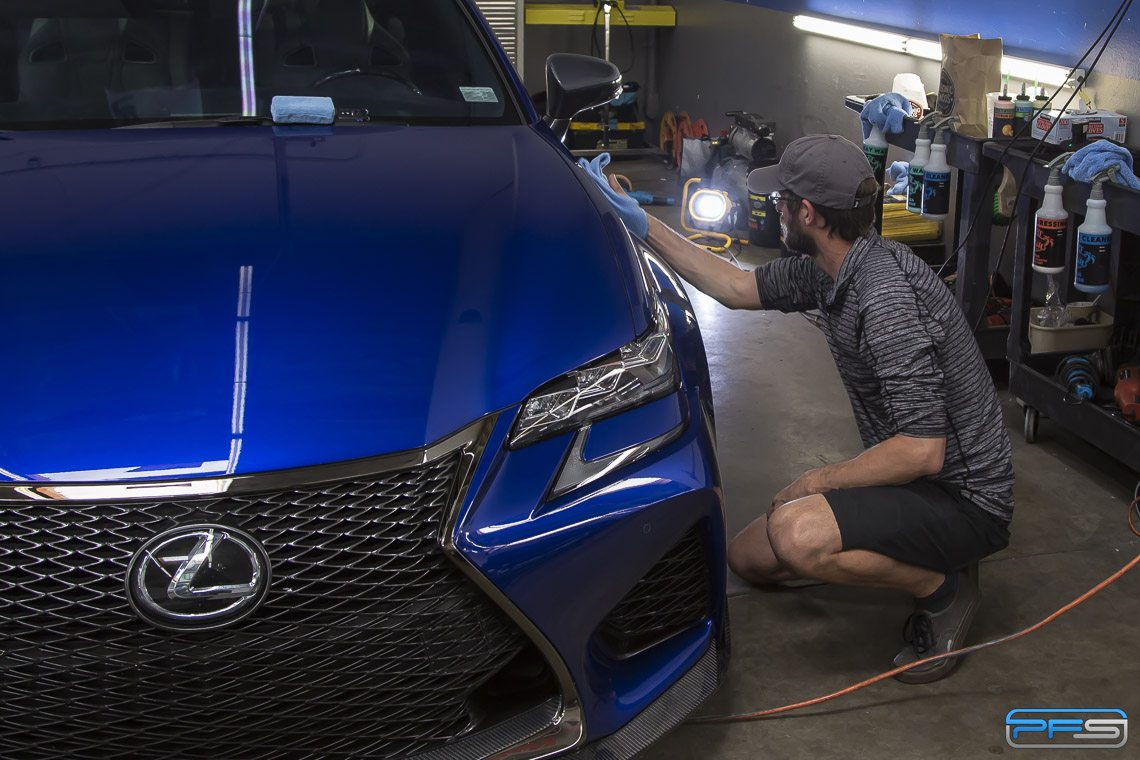 Ceramic Coating Application on a Lexus