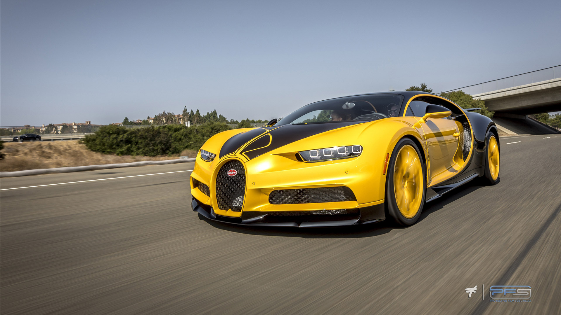 Bugatti Chiron Hellbee with ClearPlex Windshield Protection