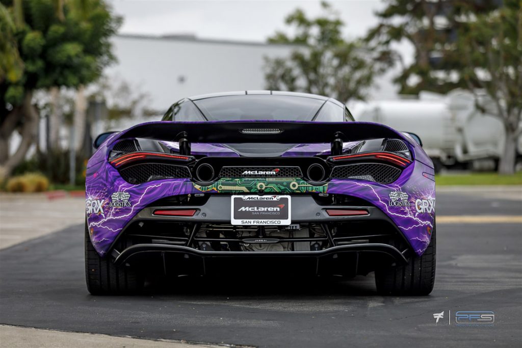 McLaren 720S Rear by Protective Film Solutions