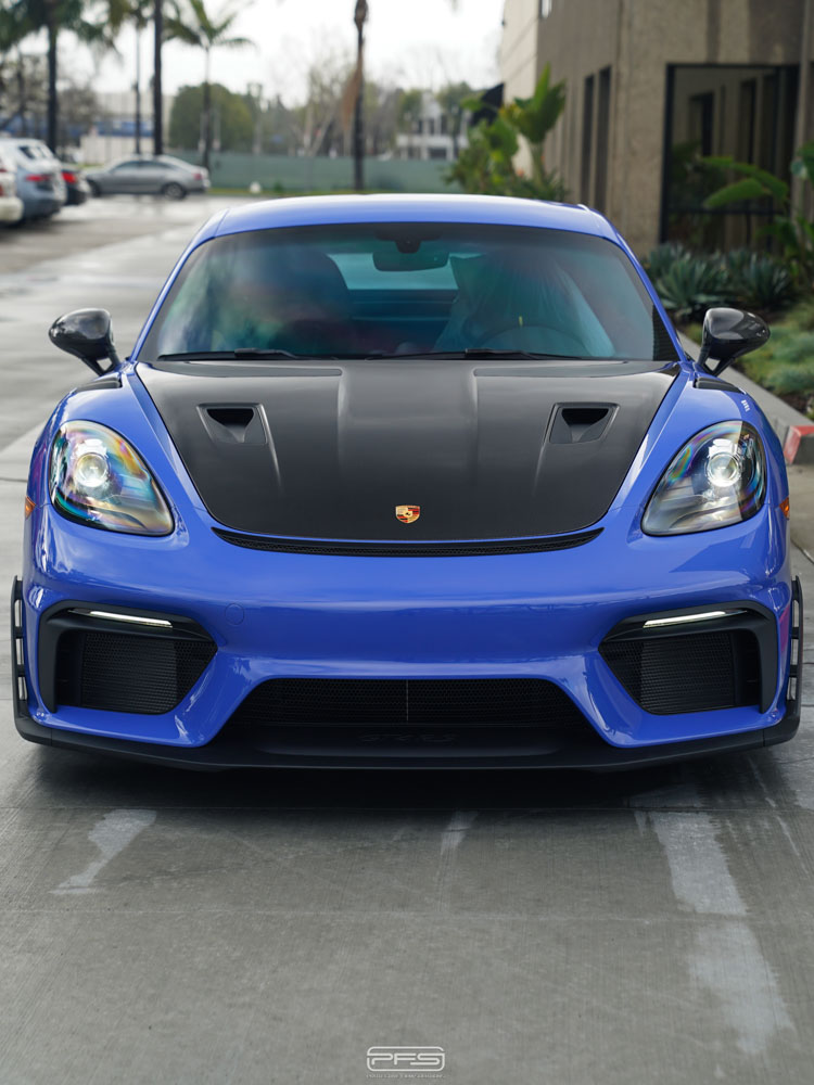 Porsche gt4 RS Paint Protection Front View - PFS Projects 2