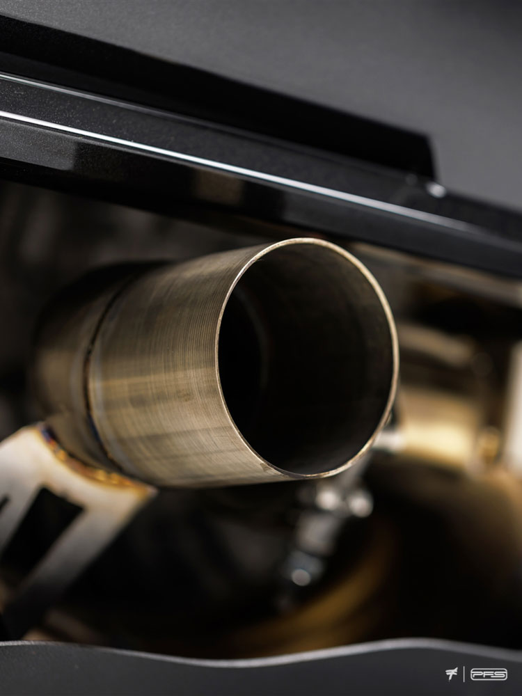 PFS Corvette C8 Build Exhaust Tips